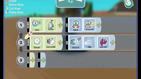 Kodu: Shooting 3 second beeps using indent (10 of 26)