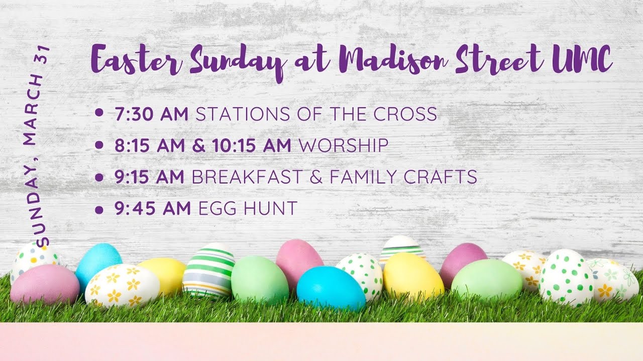 Worship Service for Easter Sunday - March 31, 2024 - YouTube