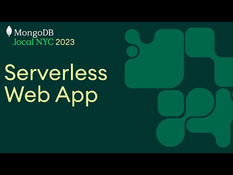 How to Build a 100% Serverless Web Application with MongoDB Atlas