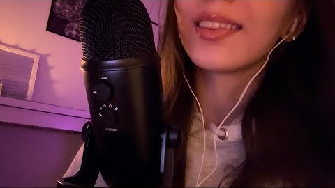 My first ASMR video 