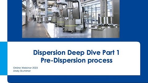 2023 05 16 Dispersion Deep Dive