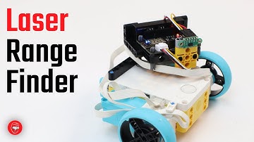 Ultra-fast SPIKE wall follower robot with laser distance sensor in word blocks.