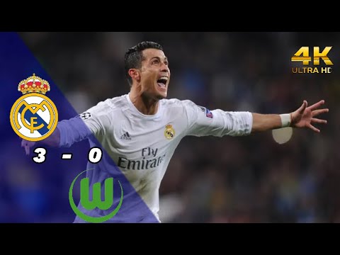 من الذاكرة هاتريك رونالدو التاريخي على فولفسبورغ 3 0 دوري الابطال 2016 علي محمد علي 4