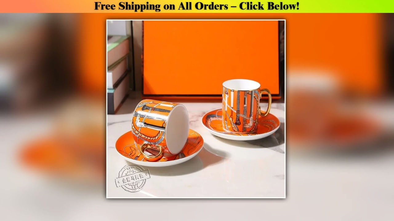 Coffee Cup Set Ceramic Home Use European English Afternoon Tea Set Red Tea Cup Bone China Gift Box