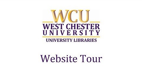 Library Website Tour