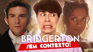 FOBIA DE ABELHA E MUITO ROMANCE EM BRIDGERTON! - Reagindo a Bridgerton Sem Contexto!