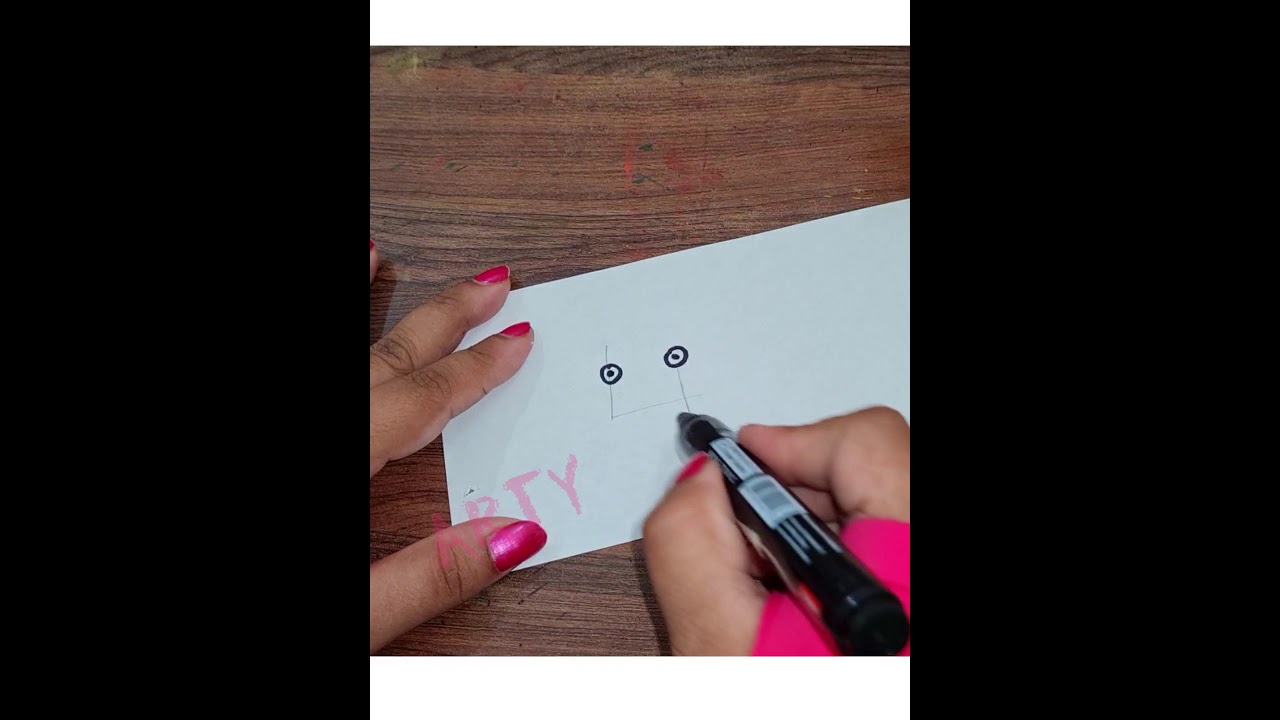 how to draw cute drawing Easyw with number 4 | cute Drawing | Easy ...