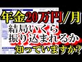 老後の年金月20万円 税金でこんなにも天引きされるの!? 驚きの手取り額とは?結局いくら振り込まれるの? 年金もらいだすと結局○○が1番高かった!年金支給額240万円/年もらえる人の年金受取額徹底解説