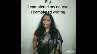 Difference between COMPLETE and FINISH.