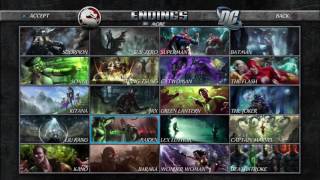 Mortal Kombat VS DC Universe All MK Endings