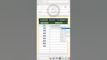 Convert Second to Minute #excel #viralvideo #exceltips #exceltricks #shortvideo #shortsvideo