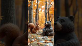 Brave Squirrel Teaches LAZY Bear Moral Lessons