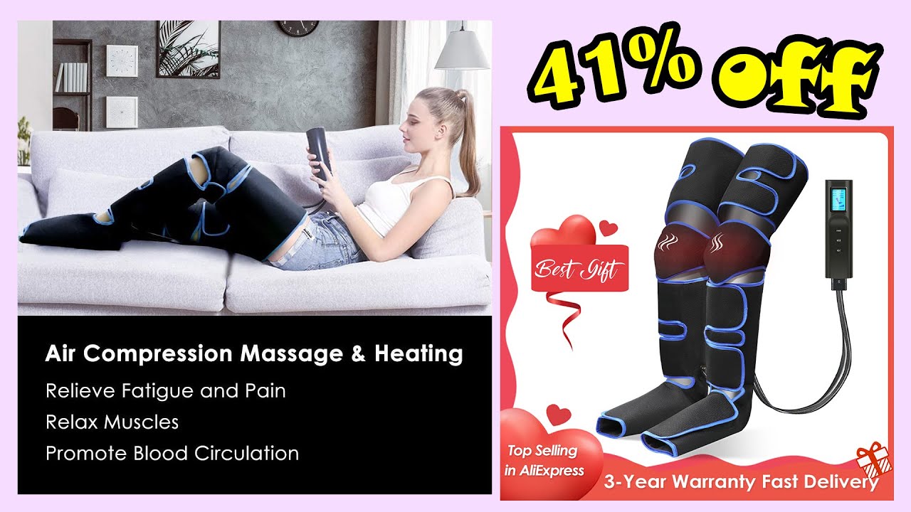 Brookstone 360 Air Pressure Foot Massager 360° Foot air pressure leg massager promotes blood circulation, body
