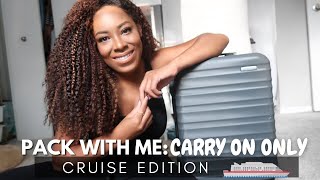 PACKING FOR A CRUISE USING ONLY CARRY-ON LUGGAGE| I HAVEN