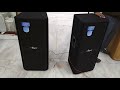 Mega dj speaker with 200 watt amplifier unboxed and sound test at mega showroom