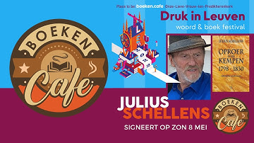 Seka & Julius Schellens op de boekenbeurs "Druk in Leuven"