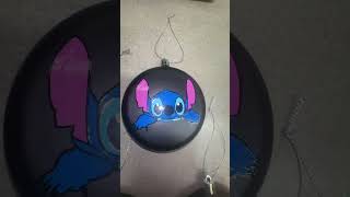 Christmas Ornaments I Painted #brushstrokez #pinstripe #pinstriping