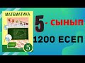 Математика 5 сынып, 1200 есеп, шығарылу жолы