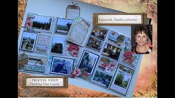 Projectlife Process video 2020 Journaling and finishing layout