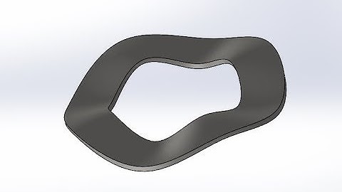 wave washer Tutorial in SolidWorks
