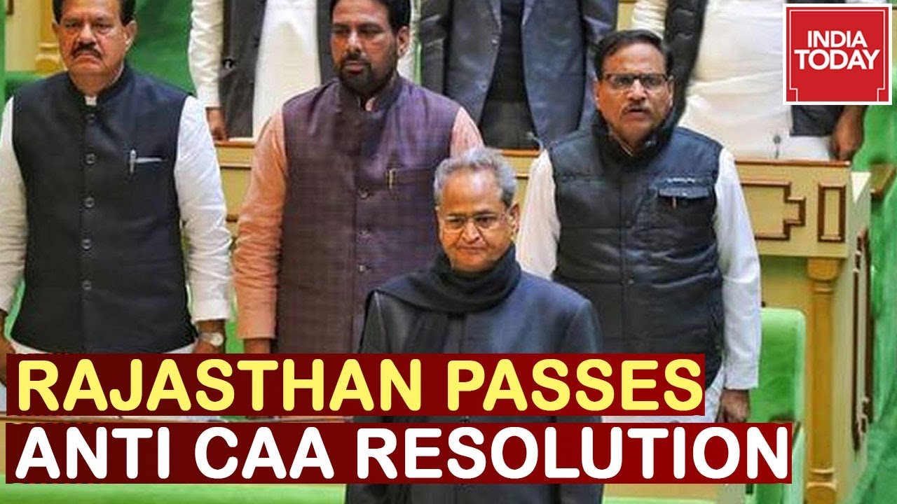 Rajasthan Assembly Passes Resolution Against Citizenship Amendment Act