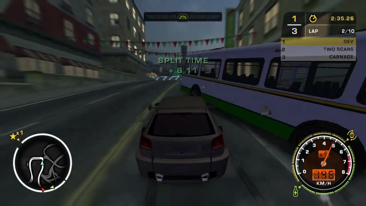 Driving The Audi A3 V6 In Need For Speed Most Wanted Ultimate Edition Mod