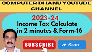 Fully Automated Tax calculator Data transfer to next year application in a single click screenshot 5