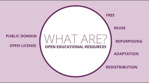What are open educational resources?