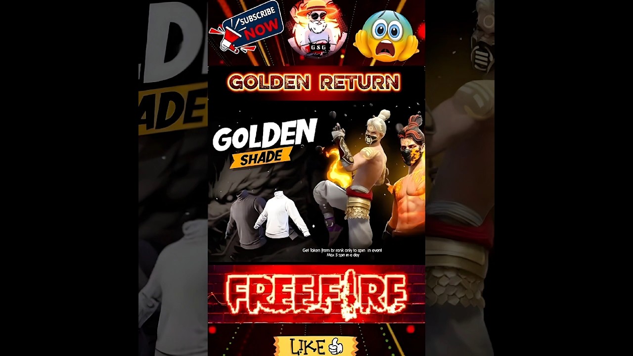 Golden Shade Bundle Return Confirm Date🤯| Angelic Pants Return | Free Fire New Event 
