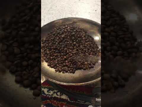 طريقه حمس القهوه العربيه