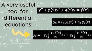Deduction of the method of Variation of Parameters for second order Differential Equations