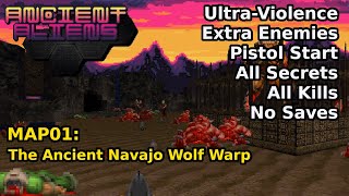 Ancient Aliens - MAP01: The Ancient Navajo Wolf Warp (Ultra-Violence 100%) screenshot 2