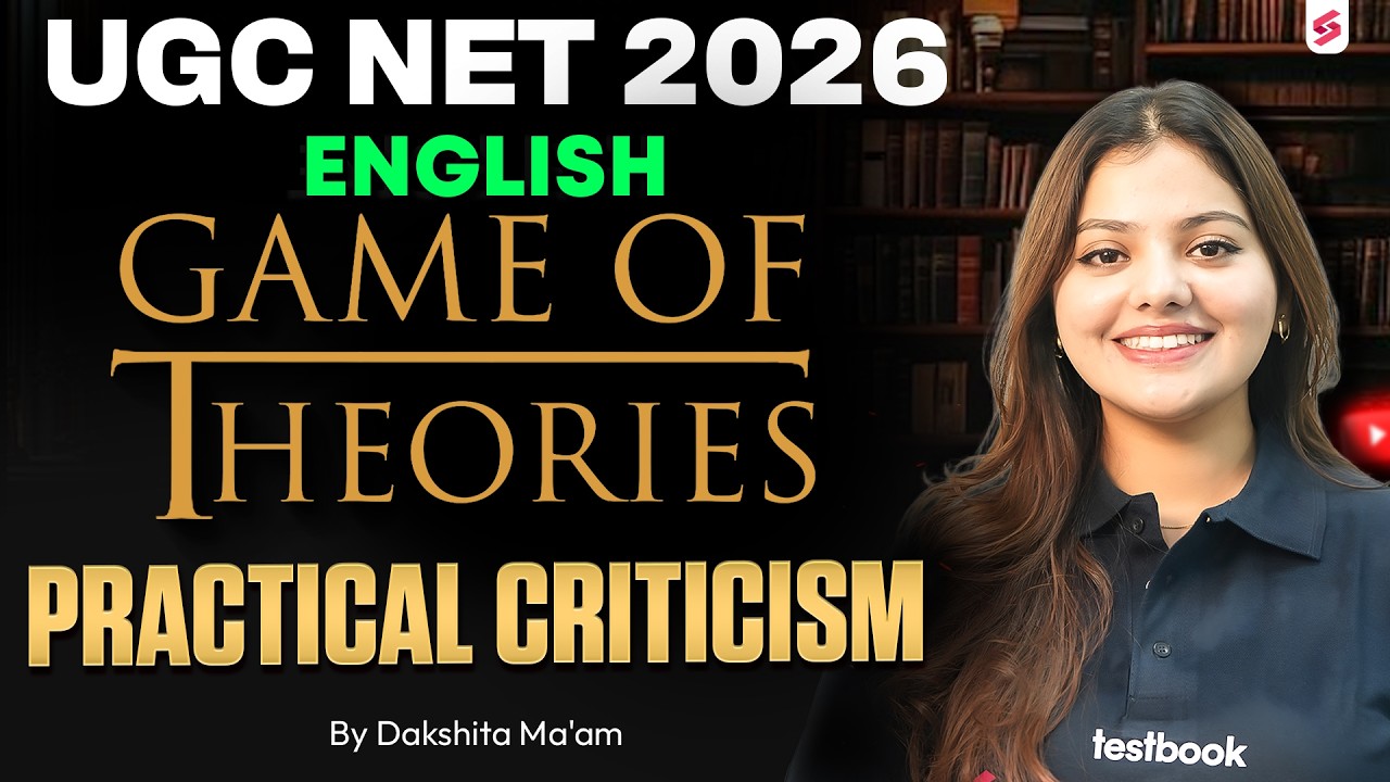 UGC NET English Literature Classes 2026 | Practical Criticism UGC NET English By Dakshita Mam