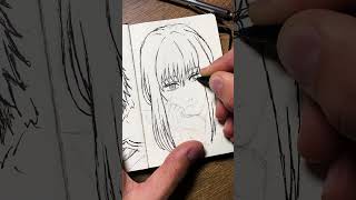 [ASMR] Drawing MAKIMA - Chainsaw Man #satisfying #shorts