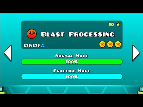 Blast Processing 100% - Geometry Dash - YouTube