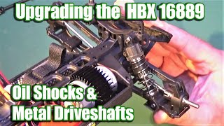 How To Upgrade the HBX 16889 - Oil Shocks & Metal Driveshafts