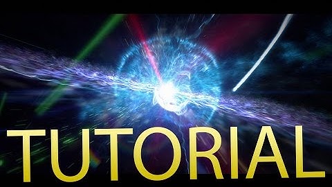 Tutorial - Cinematic Space Particles Explosion Logo Intro