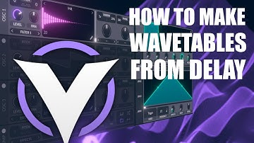 A simple way to make wavetables using delay in Vital