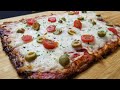 Cómo hacer Pizza Keto (Receta de Pizza Sin Harina) paso a paso