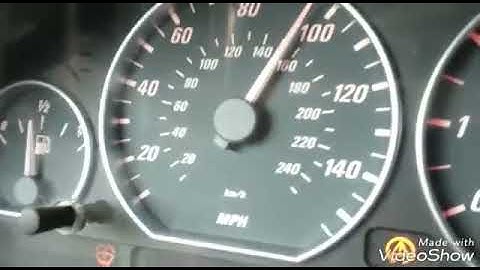 BMW E46 330ci Acceleration 0-160 km/h diff ratio 4.10 | M54B30