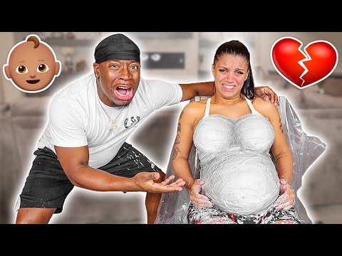 PREGNANCY BELLY CAST **50 WEEKS PREGNANT**