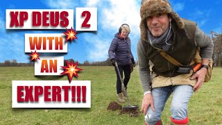 Awesome Day Metal Detecting - XP Deus 2 lesson on Pasture