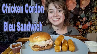 Chicken Cordon Bleu Sandwich Mozzarella Sticks Arbys