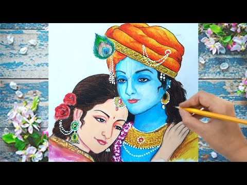 Radha Krishna Pencil Drawing // Krishna Janmashtami Drawing // Step By Step  // Pencil Sketching | Step by step drawing, Pencil drawings, Pencil sketch