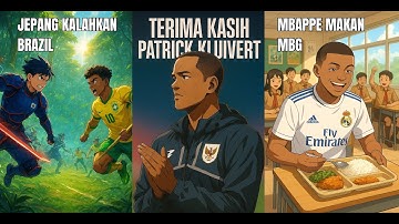 Jepang kalahkan Brazil! Patrick Kluivert dipecat dan Mbappe makan MBG!