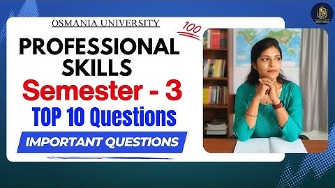 PROFESSIONELE VAARDIGHEDEN || TOP 10 BELANGRIJKE VRAGEN || O.U || SEM-3 || 💯 PASS ||‎@shivani_pal...