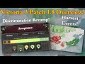 Victoria 3: Patch 1.8 Info Revealed! Pop Acceptance Revamp! Harvest Events! Ideological Forces!