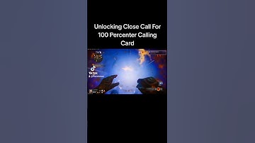 Unlocking Close Call For The 100 Percenter Zombies Calling Card #blackops6 #callofduty