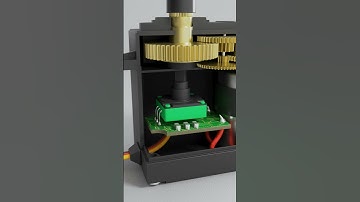 servo motors| 3d Animation #shorts #animation