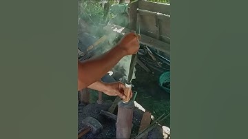 Old school technique of connecting long knife blade #shorts #short #shortsfeed #shortvideo #diy #how